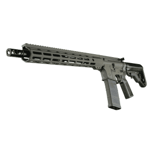 ACI-15 556 BRAVO 16 MOD 0 ODG AR15 with Cerakote OD Green finish, 16-inch 4150 CMV Melonite barrel, and B5 Systems Bravo Stock by Andro Corp Industries