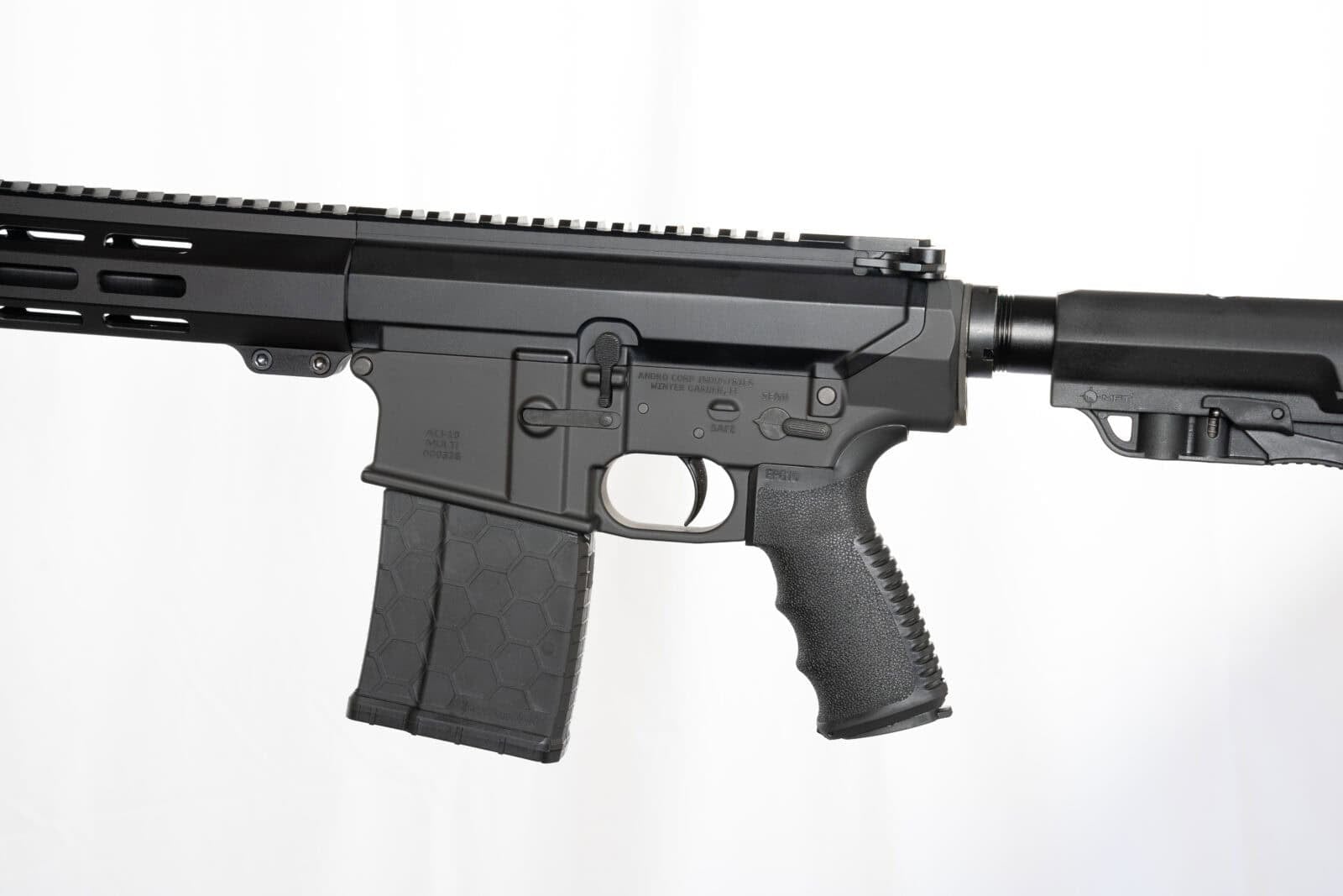 AR10 308 WIN FORGED RIFLE ARMOR BLACK MOD 0 | Andro Corp. Industries