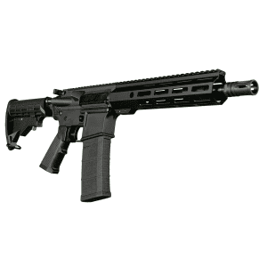 ACI-15 556 HALO 10.3 SBR NFA rifle with 10.3-inch 5.56 barrel, MLOK HANDGUARD, M4 stock, and forged receivers by Andro Corp Industries